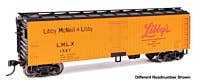 Walthers HO 910-41313 - Mainline - 40' Wood Reefer w/ Steel Ends "LMLX" #1587 (Libby)