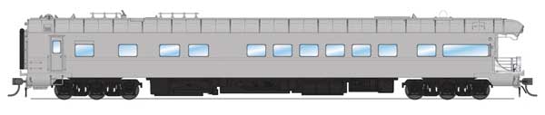 Broadway Limited Imports HO 9596 - Business Observation Passenger Car "Unlettered" (Painted, Unlettered, Gray)