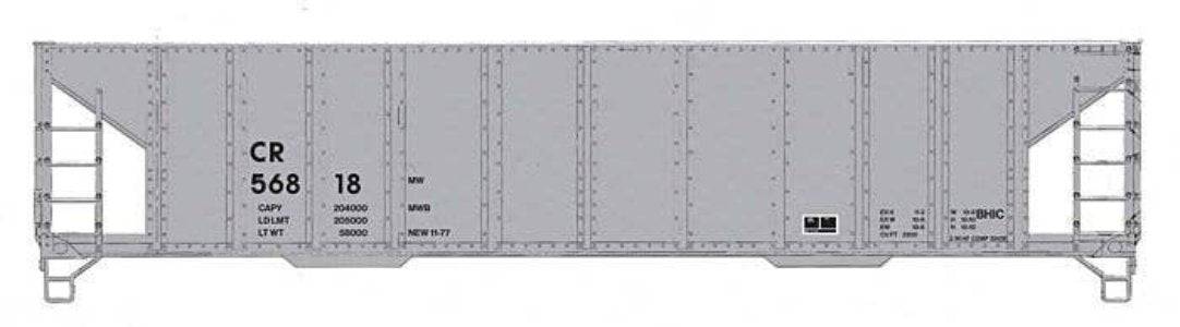 Walthers HO 910-57014 - Mainline - 41' Ballast Hopper "Conrail" #56819