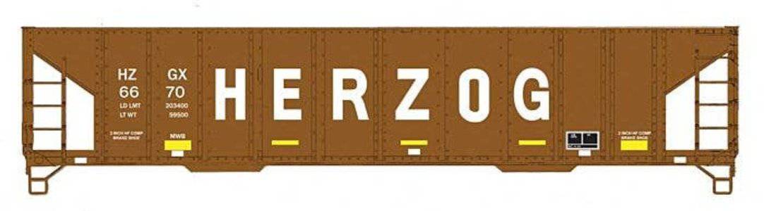 Walthers HO 910-57024 - Mainline - 41' Ballast Hopper "Herzog" #6687