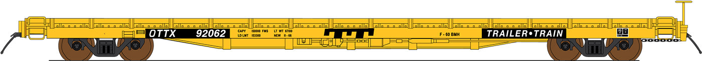 InterMountain HO 46401 - PS 60' Wood-Deck Flatcar "Trailer Train"
