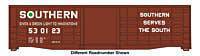 Walthers HO 910-46723 - Mainline - 50' Waffle Side Boxcar "Southern Railway" #530176