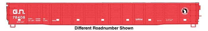 Walthers HO 910-6080 - Mainline - 53' Corrugated-Side Gondola "Great Northern" #78511