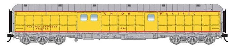 Walthers HO 920-17511 - Proto - 70' Heavyweight Baggage Car "Union Pacific" #3075