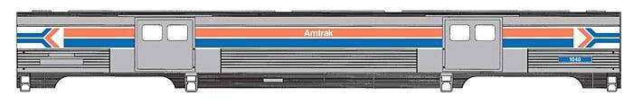 Walthers HO 920-13071 - Proto - 73' Budd Baggage Car "Amtrak" (Phase I) #1049