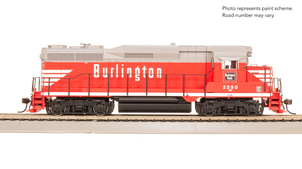 Broadway Limited Imports HO 9134 - EMD GP30 Diesel Locomotive "Burlington Northern" #2250 (CB&Q Chinese Red w/BN Patch) w/DCC/Sound