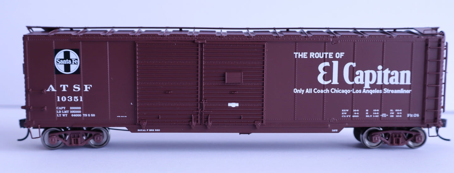 Walthers HO 920-101670 - Proto - 50' AAR Double-Door Boxcar "Santa Fe" #10351