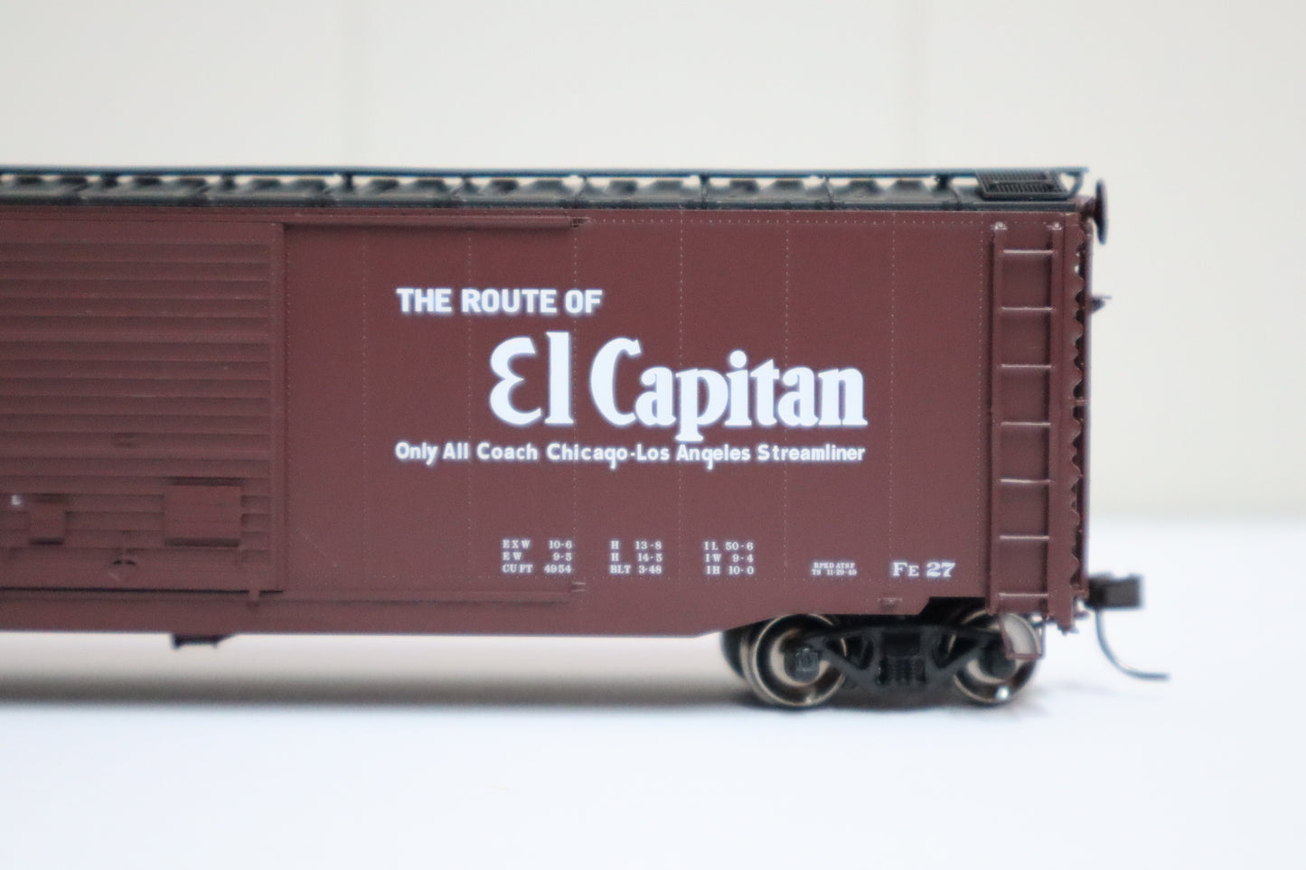 Atlas HO 20006591 - Master - 50' Postwar Double Door Boxcar "Santa Fe" #8734 (El Capitan)