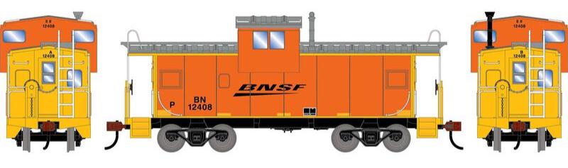 Athearn HO 2435 - Wide-Vision Caboose "BNSF" #12408