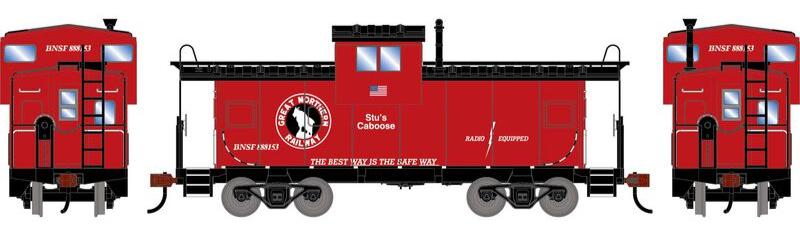 Athearn HO 2436 - Wide-Vision Caboose "BNSF" #888153 (ex Great Northern)