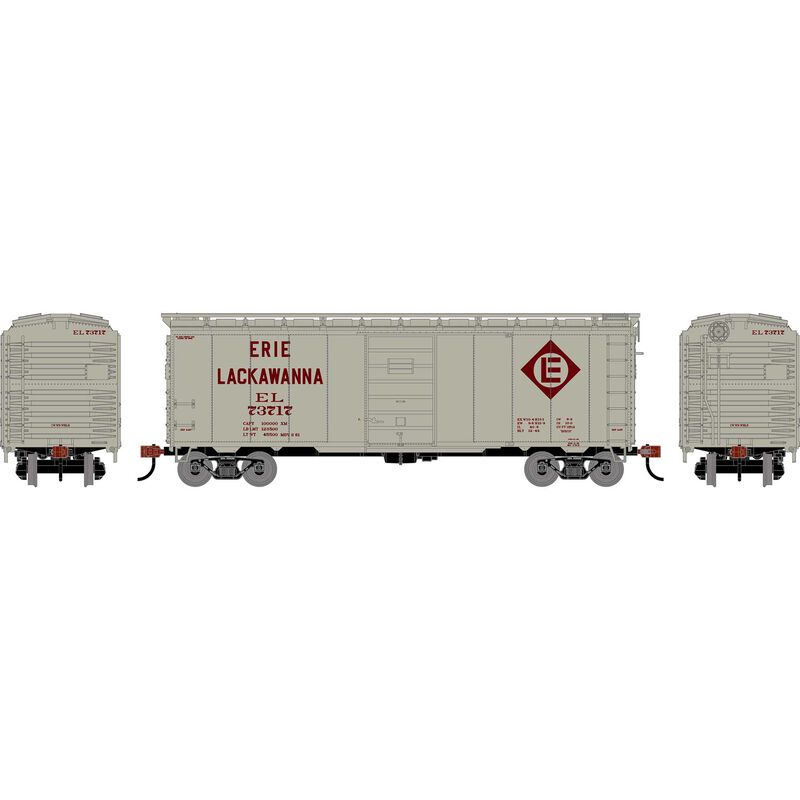 Athearn HO 2623 - 40' Superior Door Box Car "Erie Lackawanna" #73717
