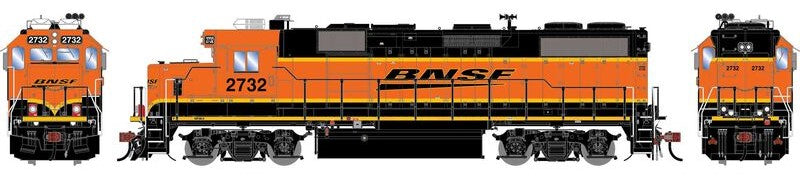 Athearn HO ATHNG-1983 - Genesis - GP39-2 PH IIB Locomotive w/DCC & Sound "BNSF" #2732