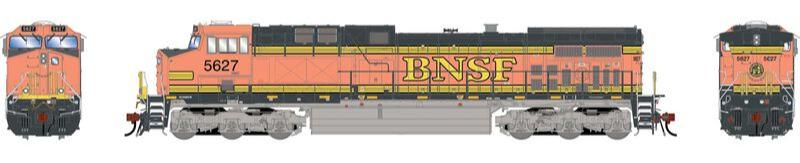 Athearn HO 2075 - Genesis - AC4400CW Diesel Locomotive "BNSF" #5627 (Primed for Grime)