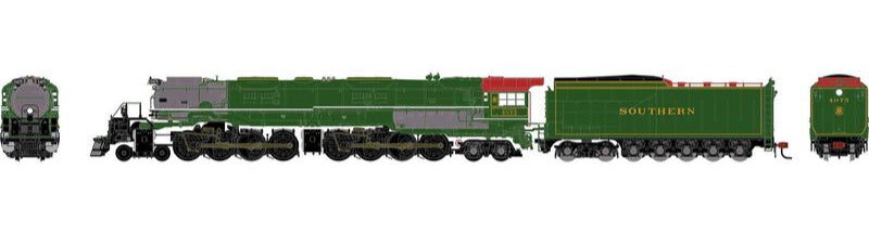 Athearn HO 2209 -Genesis - 4-8-8-4 Big Boy Steam Locomotive w/DCC & Sound "Southern" #4075 (Legendary Liveries)
