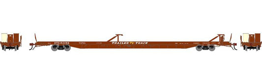 Athearn HO 2231 -Genesis - F89-F Flat Car "XTTX" #153156 (Brown)