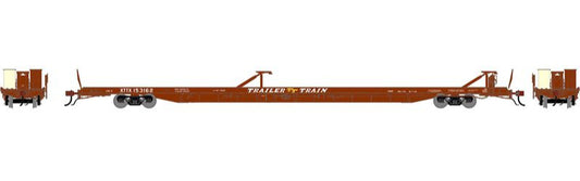 Athearn HO 2232 -Genesis - F89-F Flat Car "XTTX" #153162 (Brown)
