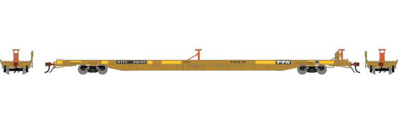 Athearn HO 2241 -Genesis - F89-F Flat Car "WTTX" #912411 (Twin 45)
