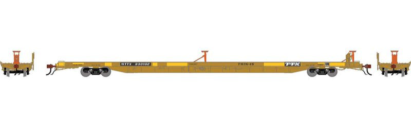 Athearn HO 2244 -Genesis - F89-F Flat Car "WTTX" #930102 (Twin 45)