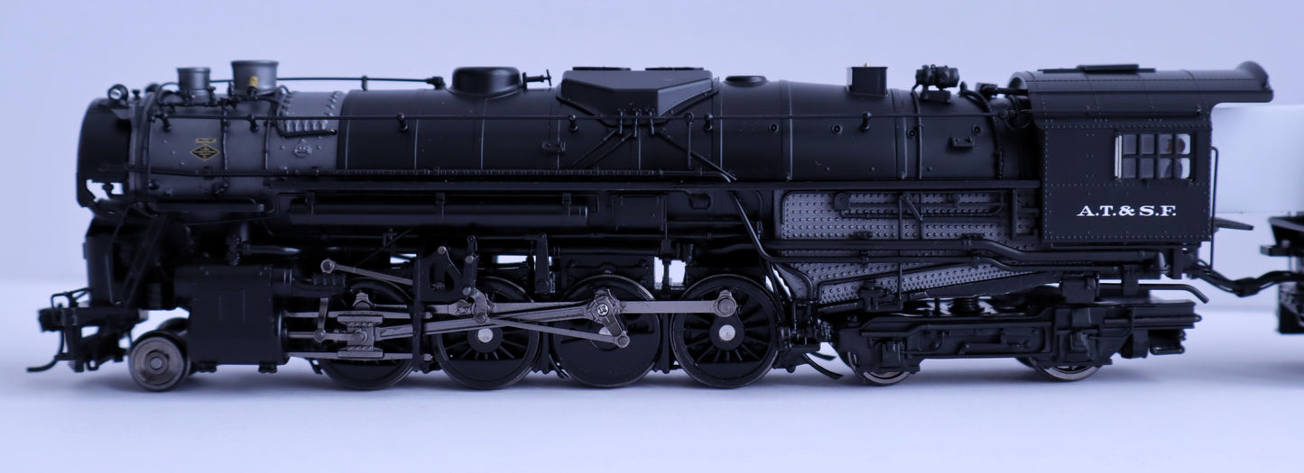 Broadway Limited Imports HO 7892 - 2-8-4 T1a Berkshire Steam Locomotive "Atchison, Topeka & Santa Fe" #4195 w/DCC&Sound (4-Axle Tender) Disk Main Driver