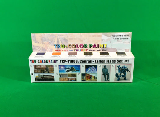 Tru-Color Paint - TCP-11008 - Conrail - Fallen Flags Set #1 (Solvent-Based Paint)