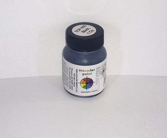 Tru-Color Paint - TCP-010 - Black (Solvent-Based Paint)