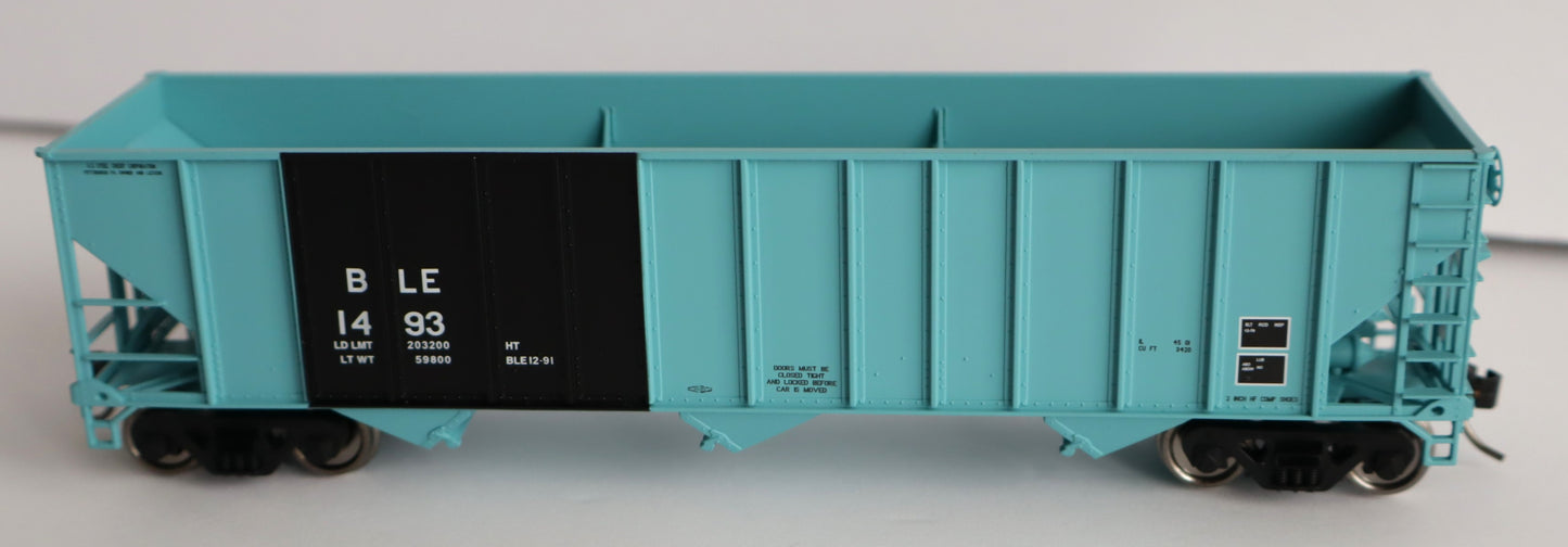 Bowser HO 43497 - 100-Ton 3-Bay Open Hopper Car "Bessemer & Lake Erie" #1402