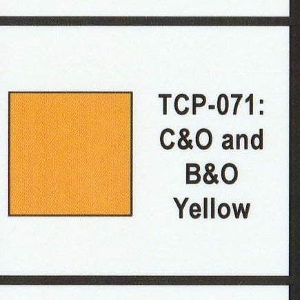 Tru-Color Paint - TCP-071 - Chesapeake & Ohio/Baltimore & Ohio - Yellow (Solvent-Based Paint)
