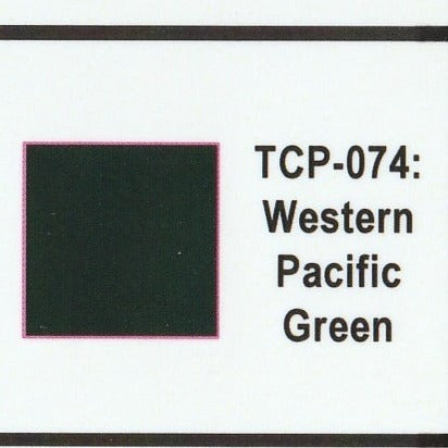 Tru-Color Paint - TCP-074 - Western Pacific - Green (Solvent-Based Paint)