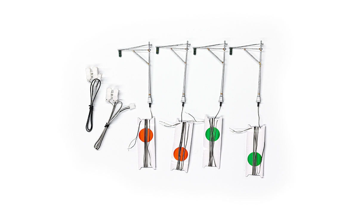 Woodland Scenics HO JP5653 - Just Plug - Mast Arm Traffic Lights