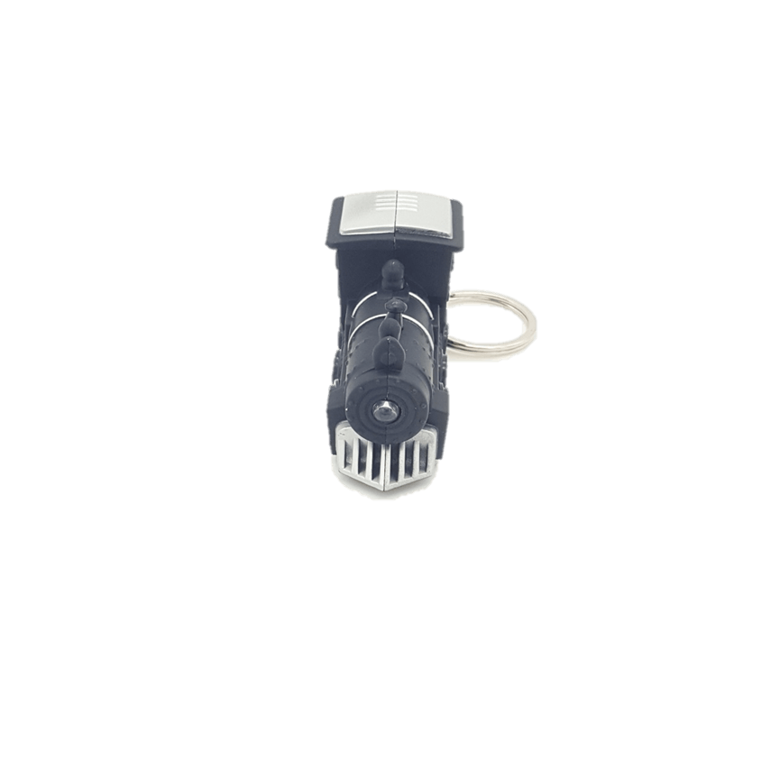 Keychain - Steam Engine (Black)