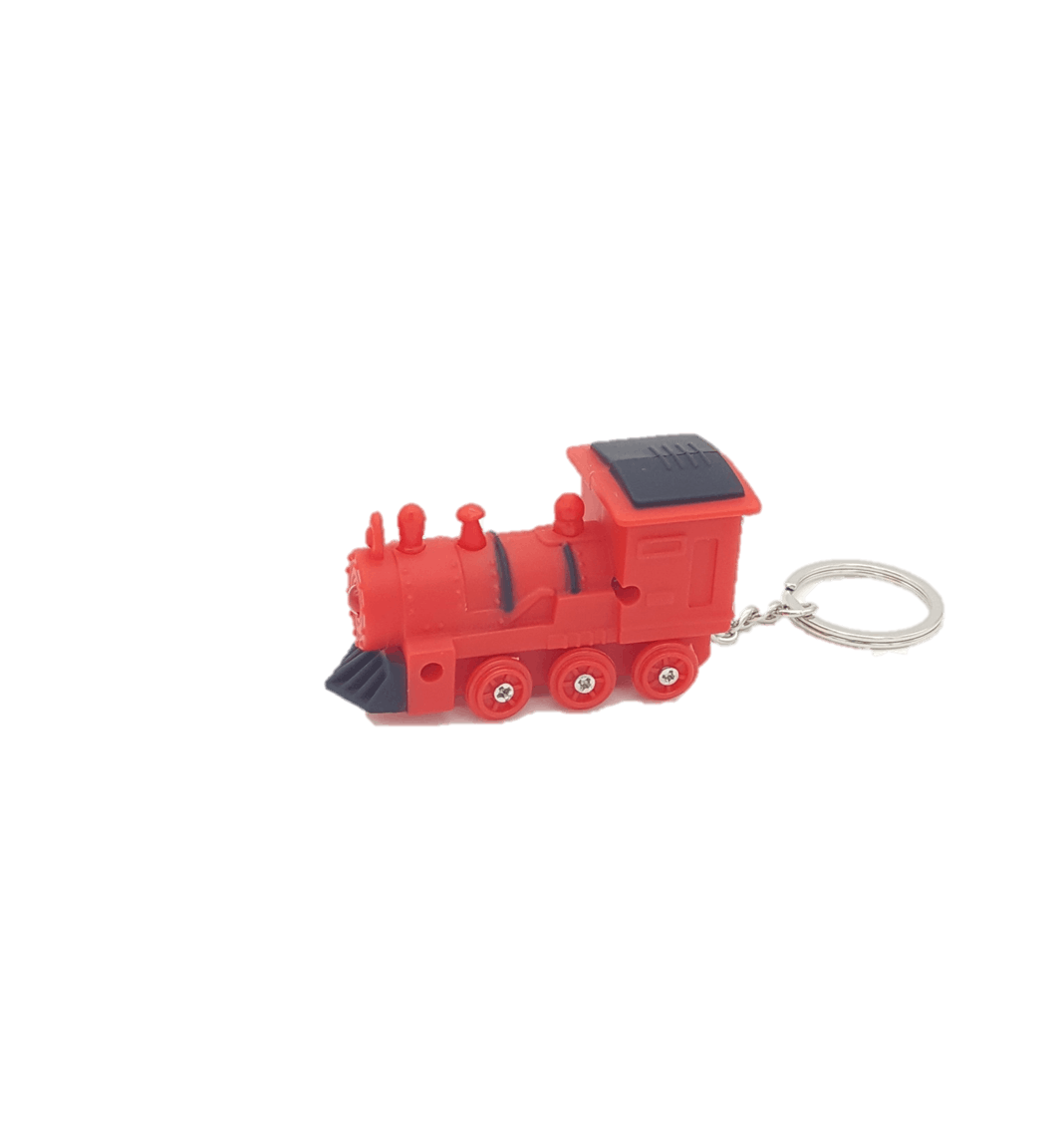 Keychain - Steam Engine (Red)