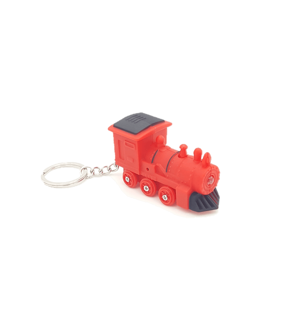 Keychain - Steam Engine (Red)