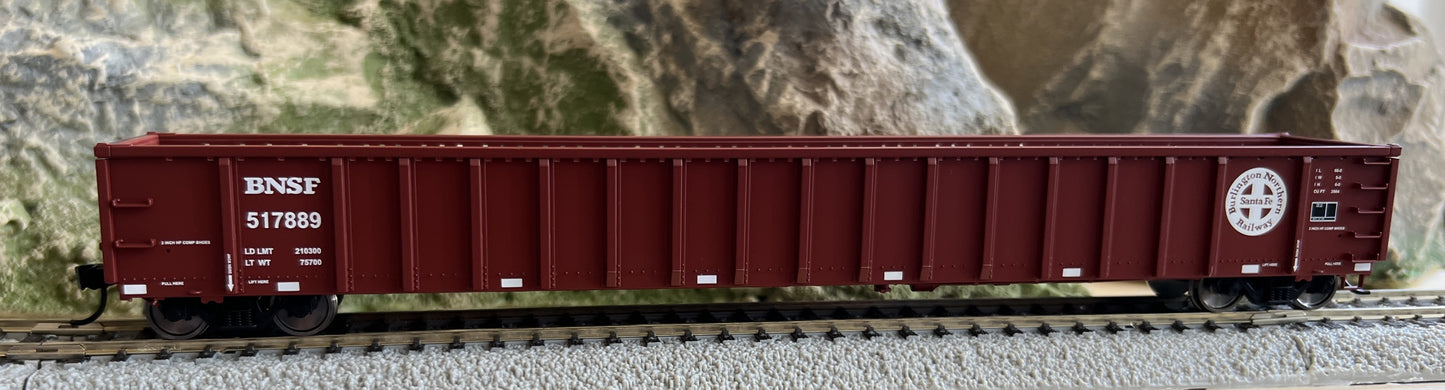 Walthers HO 910-6462 - Mainline - 68' Railgon Gondola "BNSF" #517898