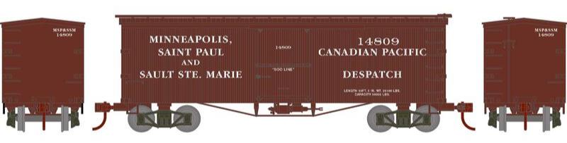 Athearn HO 2354 - Roundhouse - 36' Old Time Box Car "SOO Line" #14809