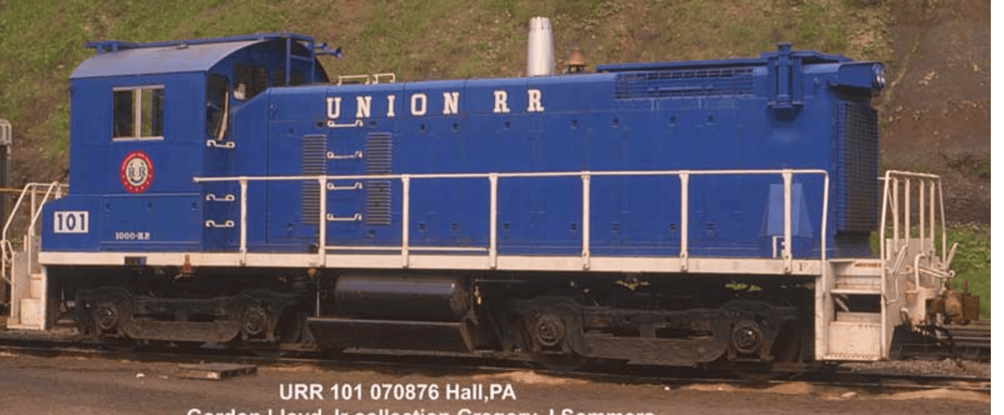 Bowser HO 60619 - SW-1001 Diesel Locomotive "Union RR" #103 (Blue/White)