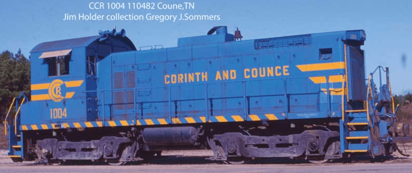 Bowser HO 60629 - SW-1001 Diesel Locomotive "Corinth & Counce" #1004 (Blue/Yellow)