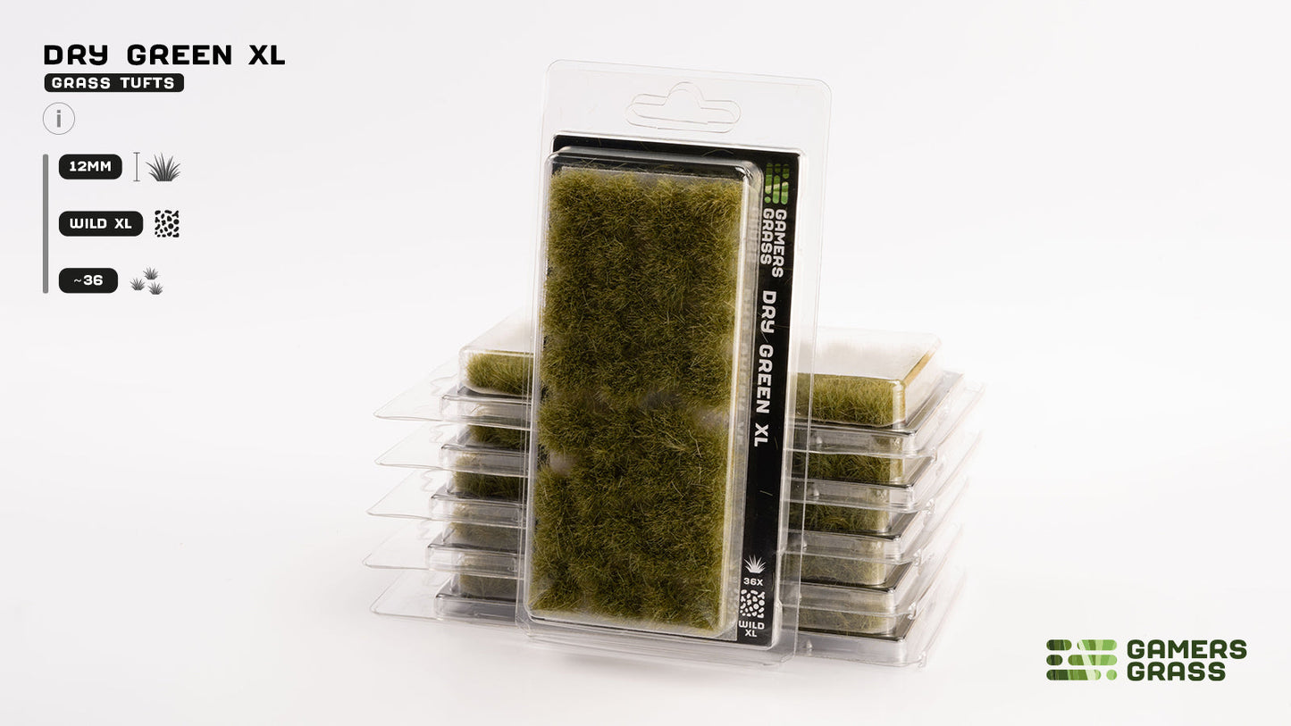 Gamers Grass GG12-DG - Dry Green XL 12mm