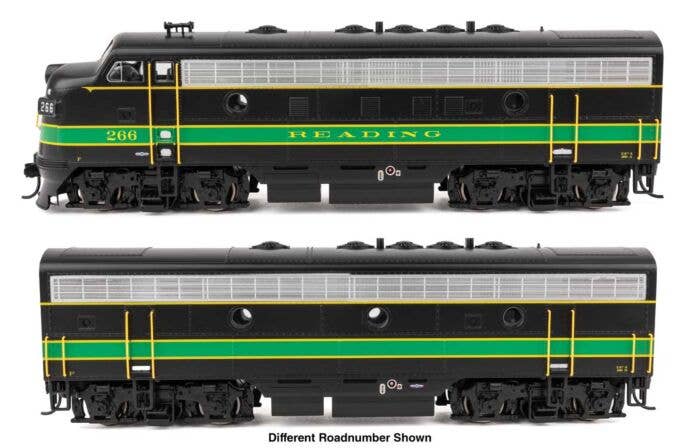 Walthers HO 910-11414 - Mainline - EMD F7 Diesel Locomotive "Reading" #267A/B (Standard DC)