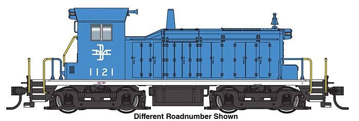 Walthers HO 910-9238 - Mainline - EMD SW1 Diesel Locomotive "Boston & Maine" #1121 (Standard DC)