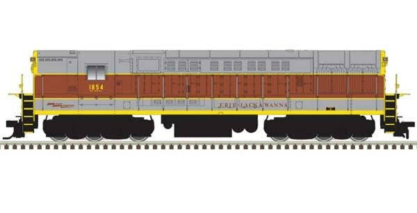Atlas HO 10004107 - Master - Silver - FM H-24-66 Trainmaster Diesel Locomotive "Erie Lackawanna" #1854 (Phase 1A)