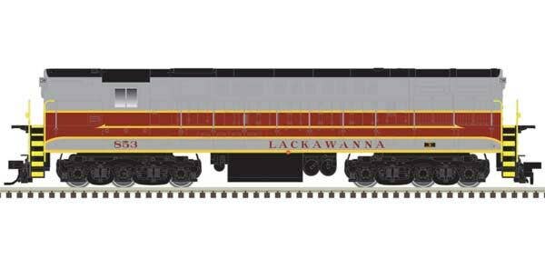 Atlas HO 10004108 - Master - Silver - FM H-24-66 Trainmaster Diesel Locomotive "Delaware, Lackawanna & Western" #853 (Phase 1A)