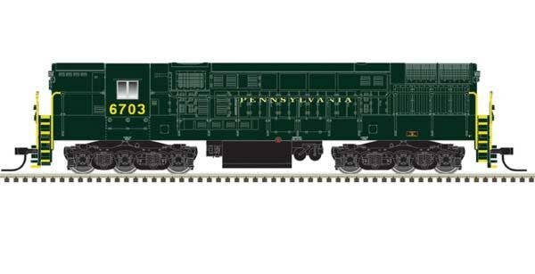Atlas HO 10004123 - Master - Silver - FM H-24-66 Trainmaster Diesel Locomotive "Pennsylvania" #6703 (Phase 2)