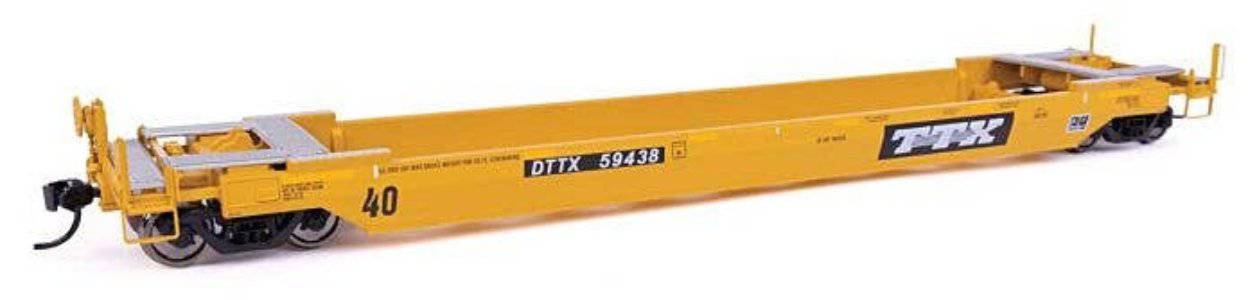 Walthers HO 920-109156 - Proto - 40’ Gunderson Rebuilt All-Purpose Well Car "TTX" #59582 (Old Logo) DTTX