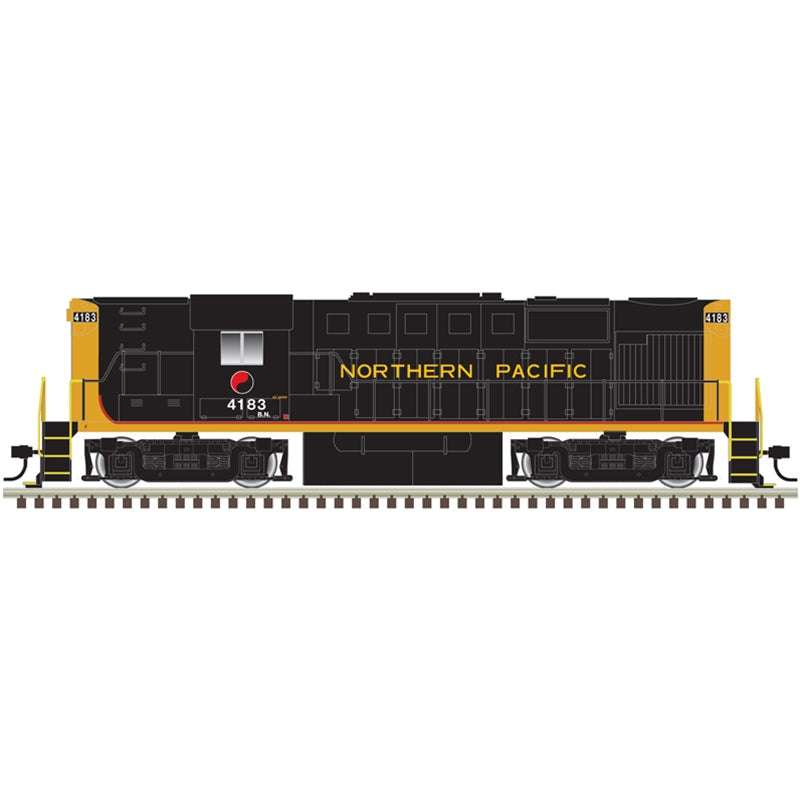 Atlas HO 10 004 517 - Classic - Silver Model - ALCo RS-11 Diesel Locomotive "Burlington Northern" #4180 (Northern Pacific patch)