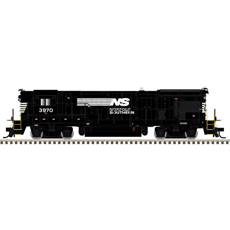 Atlas HO 10 004 699 - Master HO B23/30-7 Locomotive-Norfolk Southern Road Number 3970-Silver Model - Sound Ready