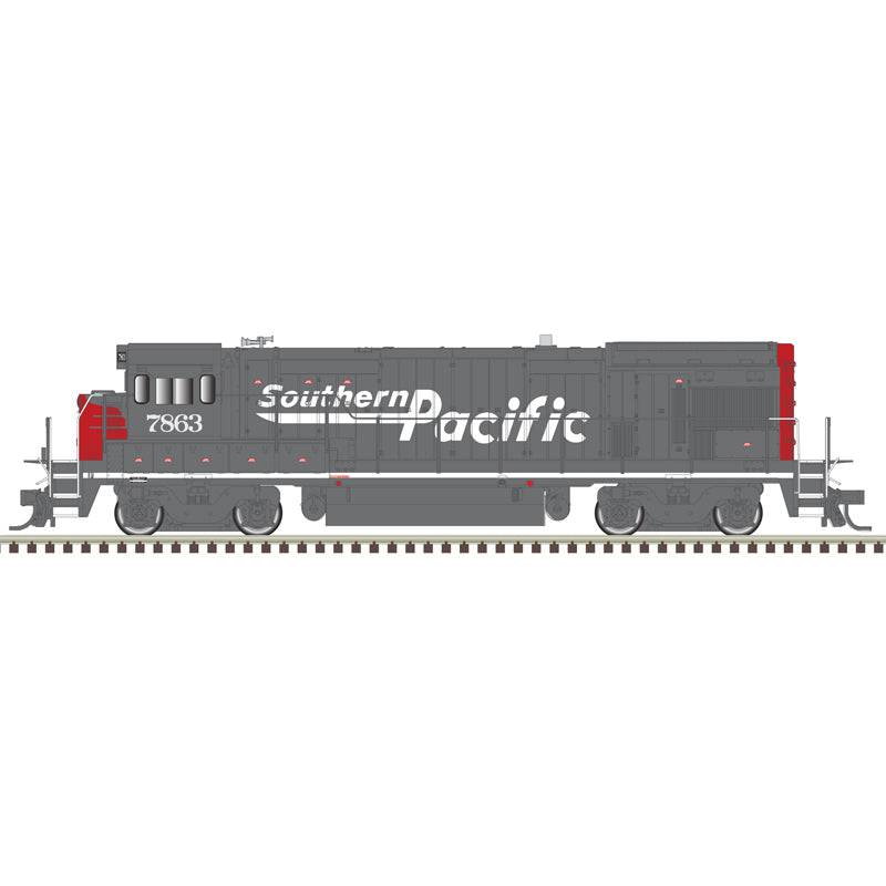 Atlas HO 10 004 707 - Master HO B23/30-7 Locomotive-Southern Pacific (Speed Lettering) Road Number 7828-Silver Model - Sound Ready