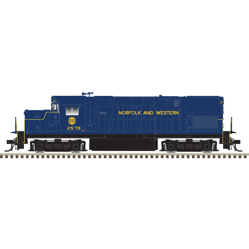 Atlas HO 10 004 731 - Master HO C420 Locomotive-Norfolk & Western Road Number 2578-Silver Model - Sound Ready
