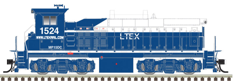 Atlas HO 10004839 - Master - Silver - MP15DC Diesel Locomotive "LTEX" #1524 (w/ ditch lights)