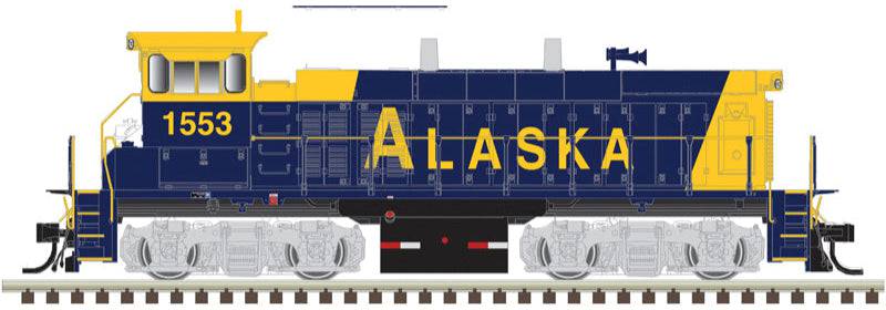 Atlas HO 10004843 - Master - Silver - MP15DC Diesel Locomotive "Alaska" #1554 (w/ ditch lights)