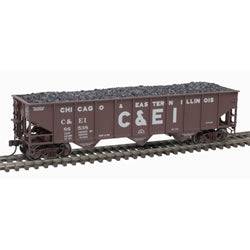 Atlas HO 20006922 Trainman 70-Ton 9-Panel Open Hopper "Chicago & Eastern Illinois" #86538